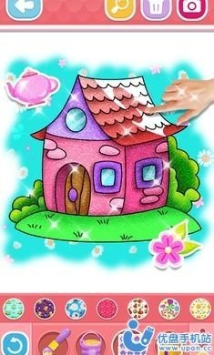 闪耀房屋游戏最新版（Glitter House Coloring）