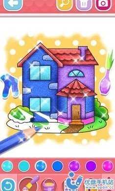 闪耀房屋游戏最新版（Glitter House Coloring）