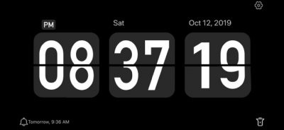 翻页时钟全屏数字显示app