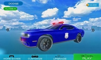 真正的道奇肌肉警车驾驶游戏中文版图片1
