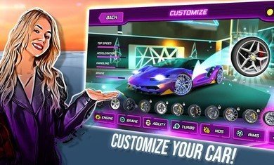 夜城赛车游戏中文最新版（Night City Racing）图片1