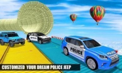 警察怪异吉普车特技游戏安卓版