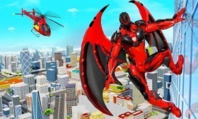 飞行蝙蝠自行车机器人游戏免费版（Flying Bat Bike Robot）