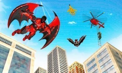 飞行蝙蝠自行车机器人游戏免费版（Flying Bat Bike Robot）