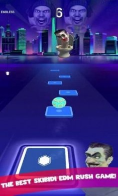 马桶人节奏跳动游戏中文版（Skibidi Toilet Tiles Hop）